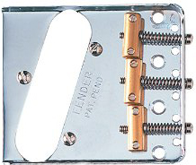 FENDER 3-SADDLE AMERICAN VINTAGE TELECASTER BRIDGE ASSEMBLY