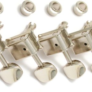 FENDER VINTAGE STRATOCASTER/TELECASTER TUNING MACHINES, NICKEL,