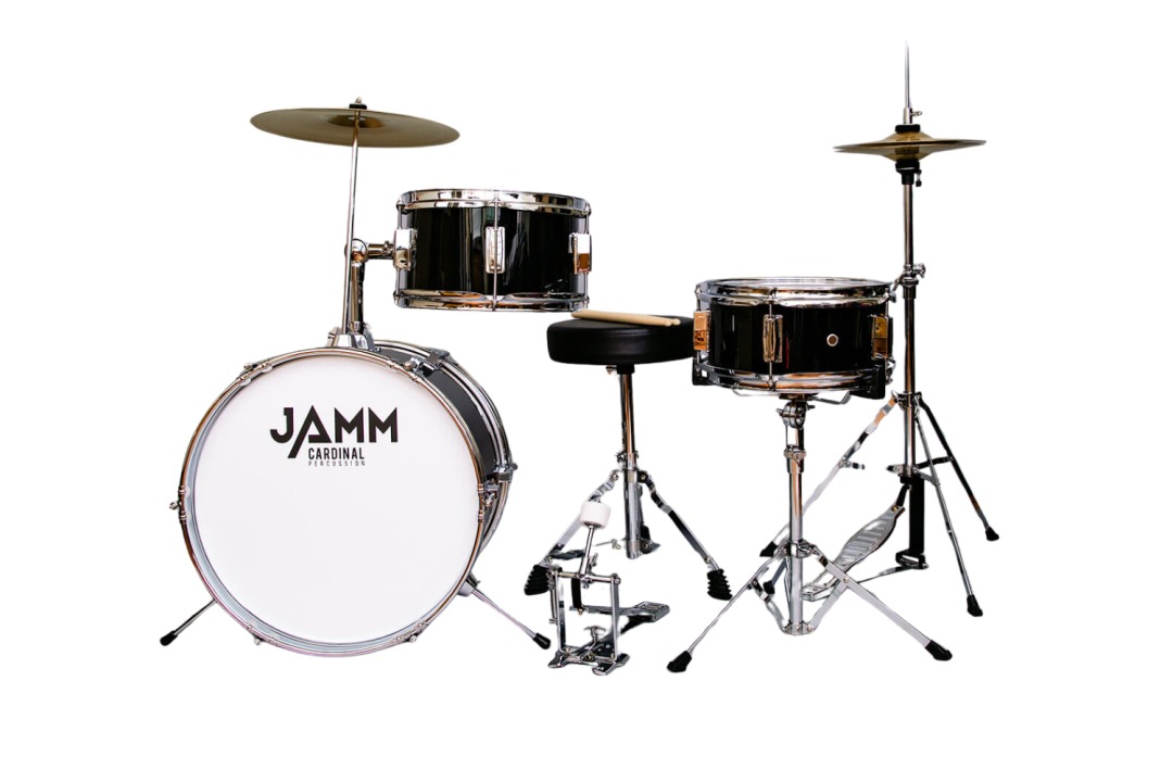 JAMM 3 Piece Jr Drum Set (Black)