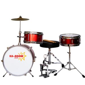 JAMM 3 Piece Jr Drum Set (Red)