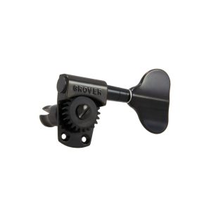 GROVER TITAN &reg; ELECTRIC BASS BLACK CHROME SET 4 4-IN-LINE LEFT HAND MODELS