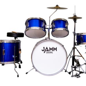 JAMM Junior-Sized Drum Sets 5 Piece Drum Set (Blue)