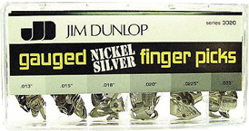 DUNLOP NICKEL SILVER FINGER PICKS