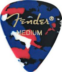 FENDER 351 SHAPE PREMIUM CELLULOID 12-PACK, CONFETTI, HEAVY