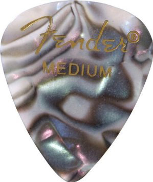 FENDER 351 SHAPE PREMIUM CELLULOID 12-PACK, ABALONE, HEAVY