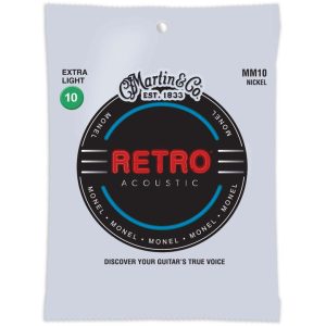 Martin MM10 Retro Extra Light Acoustic Guitar Strings