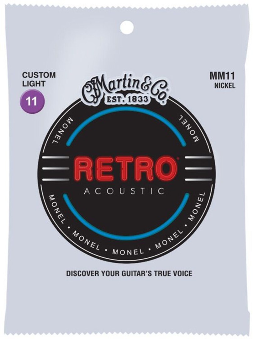 Martin MM11 Retro Custom Light Acoustic Guitar Strings