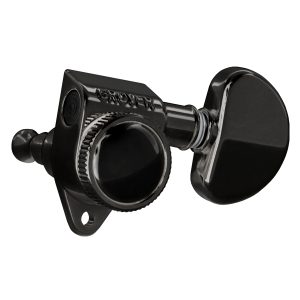 GROVER ROTO-GRIP LOCKING ROTOMATICS &reg; BLACK CHROME SET 6 3 + 3