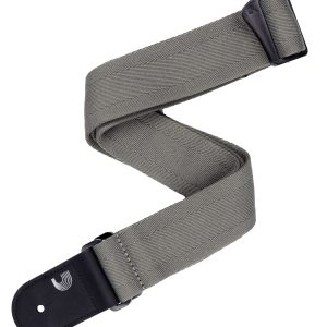 D'ADDARIO ECO COMFORT BASIC WOVEN GUTIAR STRAP, GREY