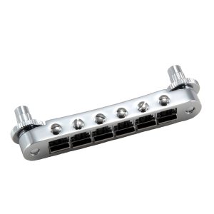 GROVER TUNE-O-MATIC GUITAR BRIDGE CHROME (UNNOTCHED)