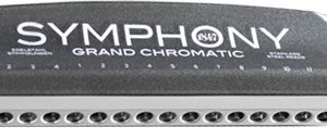 SEYDEL SYMPHONY GRAND CHROMATIC HARMONICA, ALUMINUM, 16-HOLE