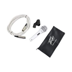 Peavey  PVI  2w Unidirectional Dynamic Mic With Xlr Cable  (White) (593440)