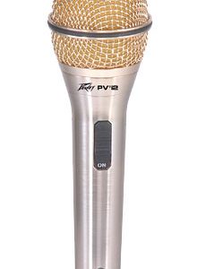 Peavey  PVI  2G  Gold Microphone With 1/4" to Xlr Cable (593490)