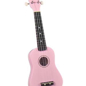 Diamond Head DU-110 Rainbow Soprano Ukulele - Pink