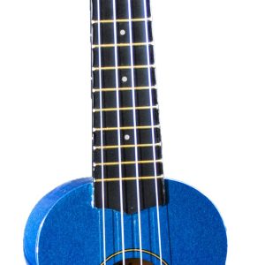 EDDY FINN SOPRANO UKULELE WITH BAG, METALLIC BLUE
