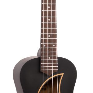EDDY FINN COLOR BURST UKULELE WITH GIG BAG, GRAY BURST