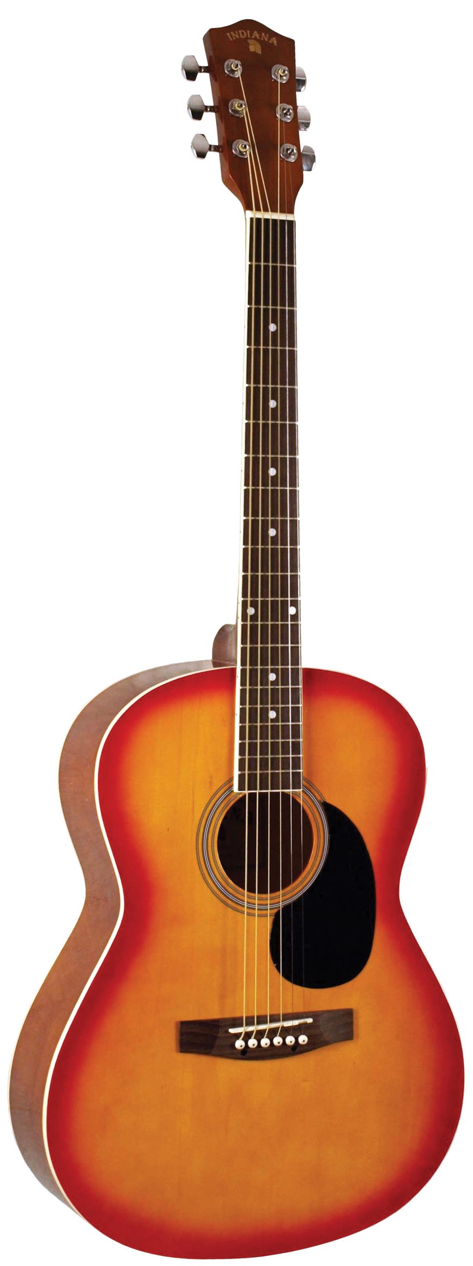 INDIANA DAKOTA GUITAR, CHERRY BURST GLOSS FINISH