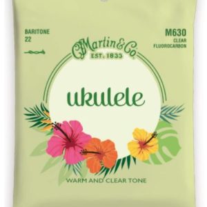 Martin M630 Baritone Ukulele Strings - Clear Fluorocarbon