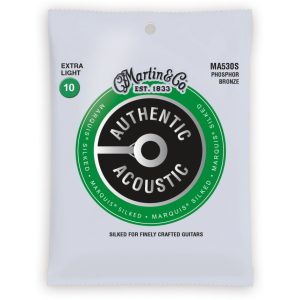 Martin MA530S Authentic Acoustic Marquis 92/8 Phosphor Bronze Extra Light Guitar Strings