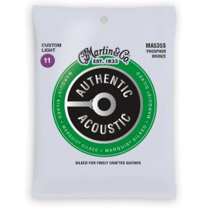 Martin MA535S Authentic Acoustic Marquis 92/8 Phosphor Bronze Custom Light Guitar Strings