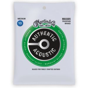 Martin MA550S Authentic Acoustic Marquis 92/8 Phosphor Bronze Medium Guitar Strings