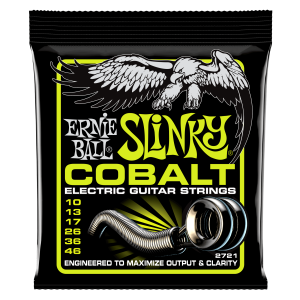 Regular Slinky Cobalt Electric Guitar Strings - 10-46 Gauge
