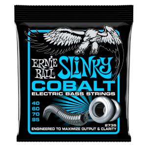 Extra Slinky Cobalt Electric Bass Strings - 40-95 Gauge