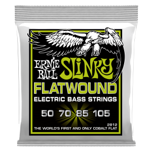 Regular Slinky Flatwound Electric Bass Strings - 50-105 Gauge
