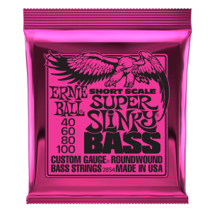Super Slinky Nickel Wound Short Scale Bass Strings - 40-100 Gauge