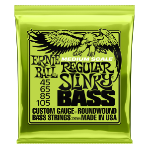 Regular Slinky Nickel Wound Medium Scale Bass Strings - 45-105 Gauge