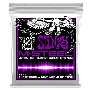 Power Slinky M-Steel Electric Guitar Strings - 11-48 Gauge