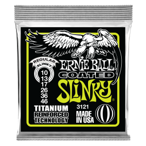 Regular Slinky Coated Titanium RPS Electric Guitar Strings - 10-46 Gauge