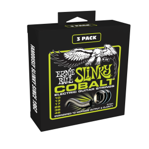 Regular Slinky Cobalt Electric Guitar Strings 3 Pack - 10-46 Gauge