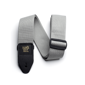 Gray Polypro Guitar Strap