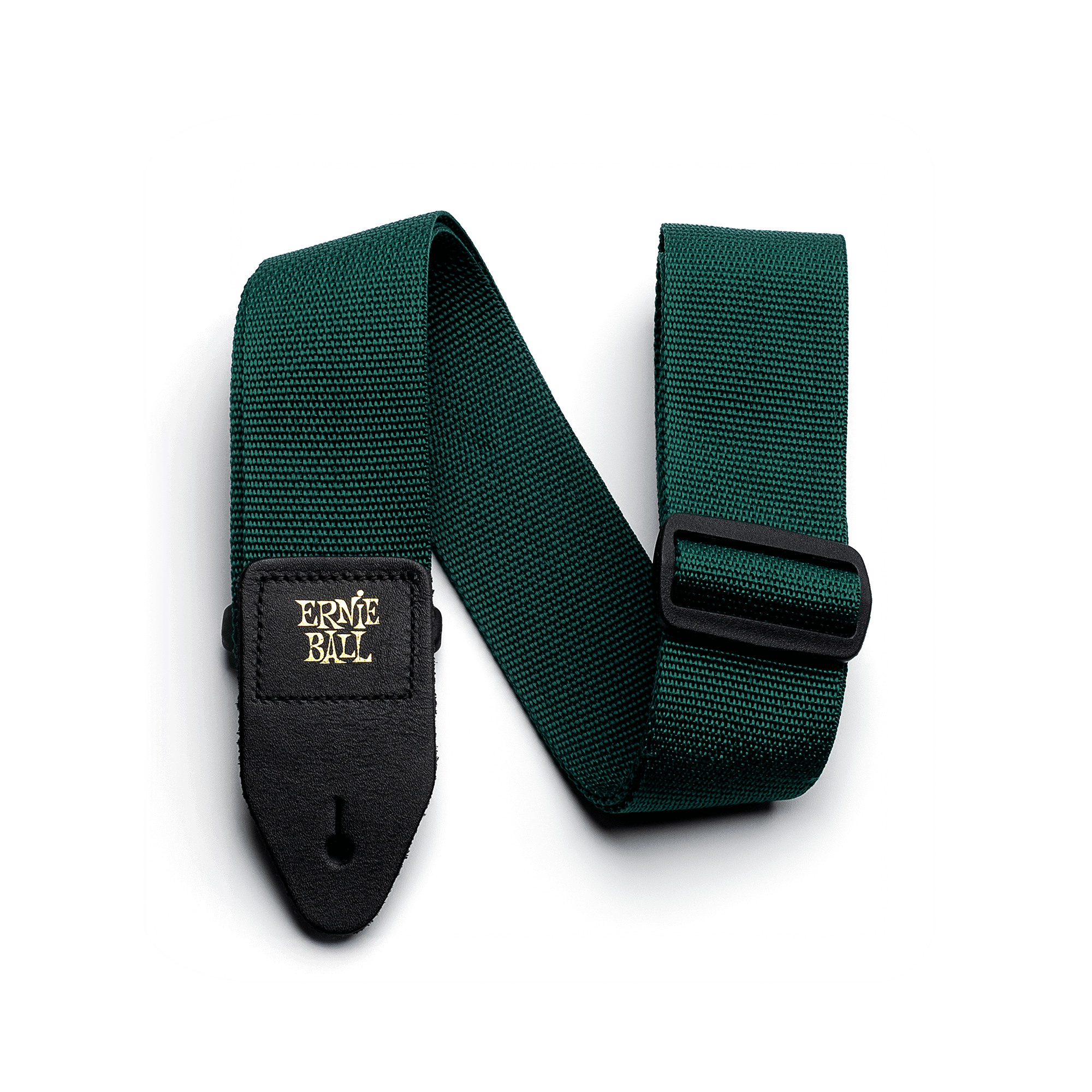 Forest Green Polypro Guitar Strap