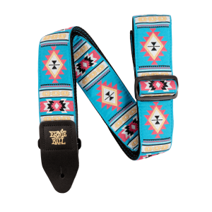 Ernie Ball Sedona Blue Jacquard Strap