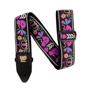 Ernie Ball Purple Bird Lupin Jacquard Strap