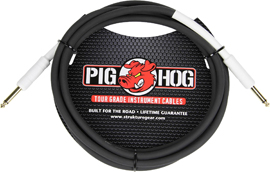 PIG HOG 10' INSTRUMENT CABLE, 1/4" -1/4" 8mm