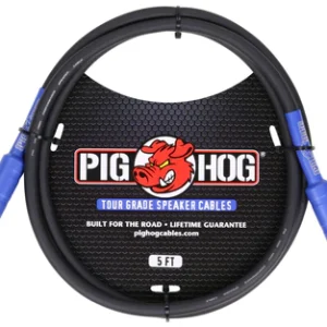 Pig Hog Speaker Cable, 5ft (14 gauge wire)