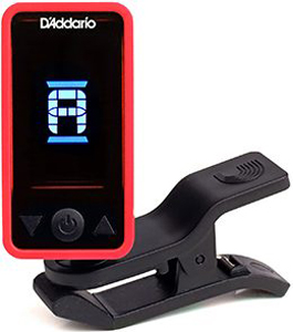 D'ADDARIO ECLIPSE TUNER - RED