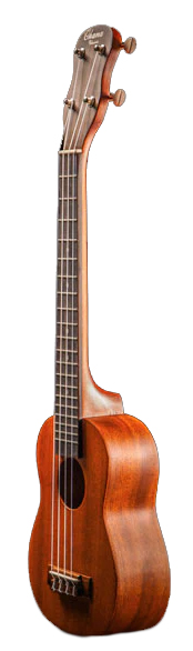 OHANA SOPRANO UKULELE, 20-FRET, LONG NECK, SOLID MAHOGANY TOP/
