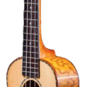 OHANA SOPRANO UKULELE, SOLID SPRUCE TOP, WILLOW WOOD BACK & SIDES