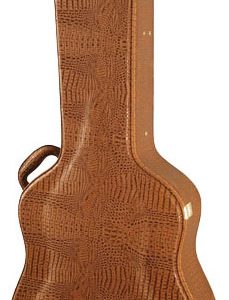 STONE ALLIGATOR DREADNOUGHT HARDSHELL CASE WITH HYGROMETER