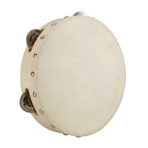 Tambourine, 10" w/ Skin Head