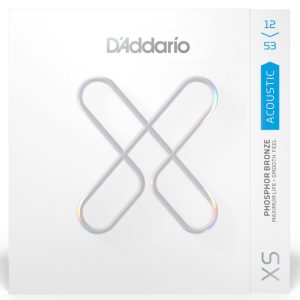 D'ADDARIO XS PHOSPHOR BRONZE GUITAR STRING SET, LIGHT