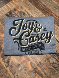 Alternative view of Joy and Casey Band Tee's